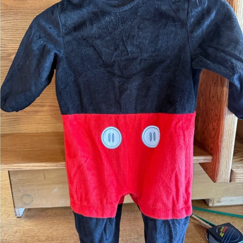 Disney Baby Mickey Mouse Infant Costume 2023 w/ Disneyland Mickey Popcorn bucket - Picture 3 of 16
